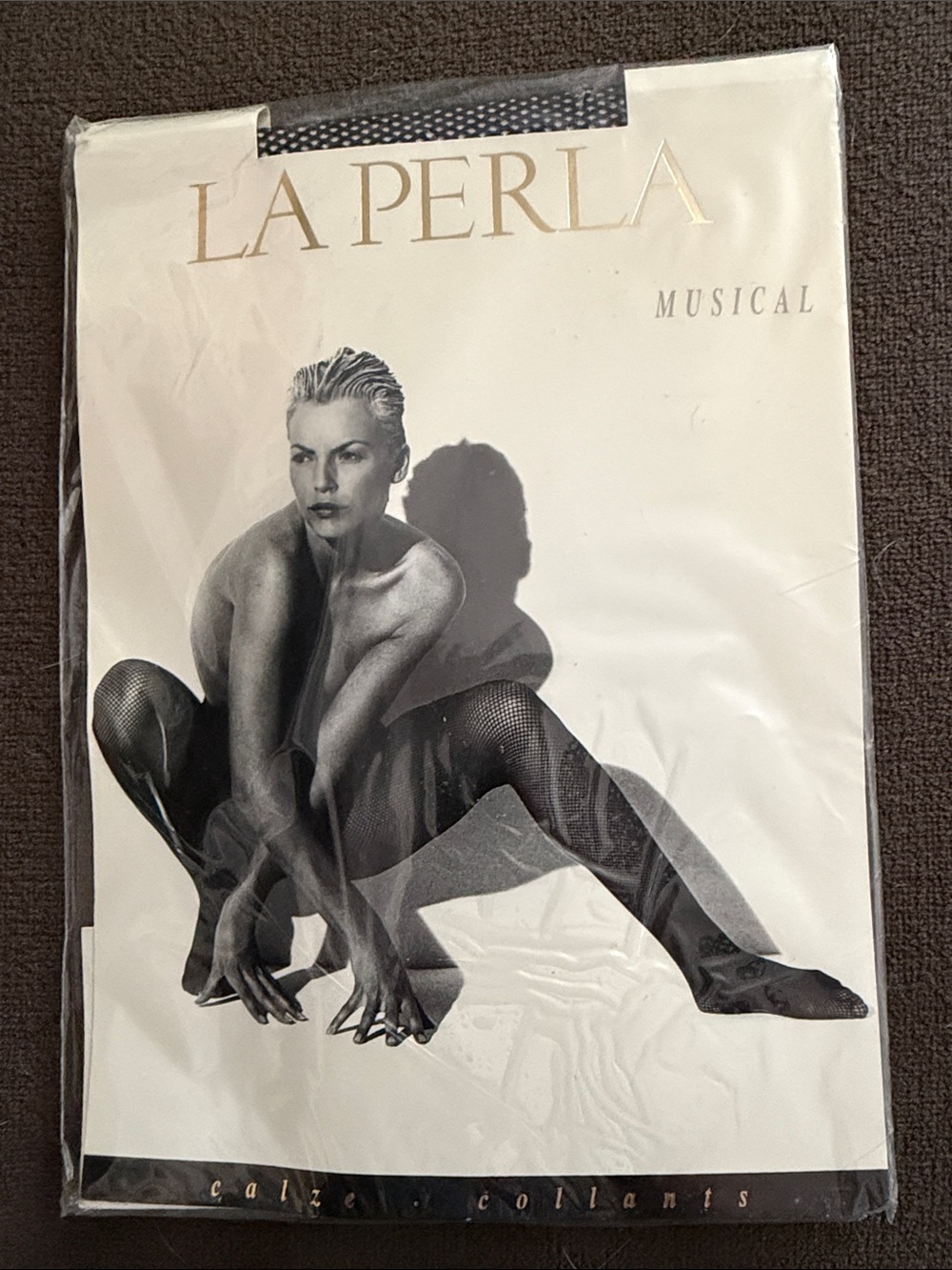 Vintage La Perla black pantyhose NWT from the 90’s